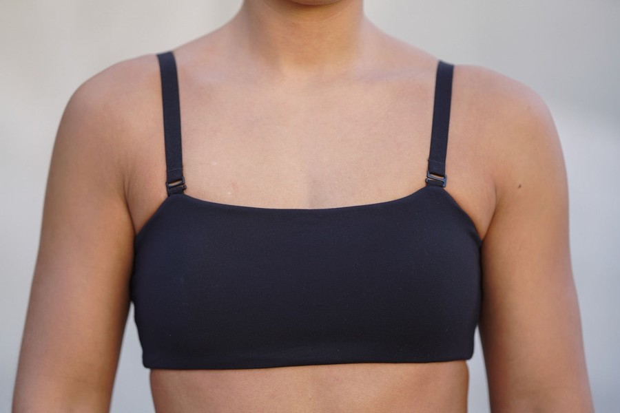 Sportsbh Flex Wear | Opule Bandeau Bra - Black