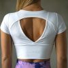 Topper Flex Wear | Essential Open Back - White