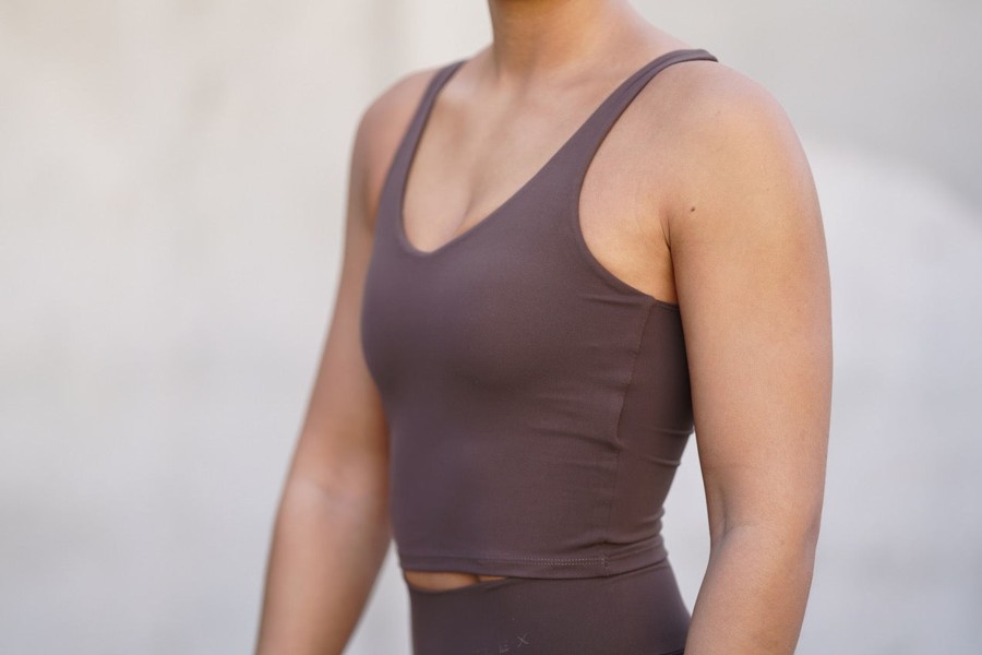 Topper Flex Wear | Opule Shape Top - Espresso