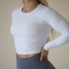 Overdeler Flex Wear | Basic Longsleeve - White
