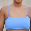 Topper Flex Wear | Opule Bandeau Bra - Sky Blue