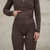 Overdeler Flex Wear | Opule Shape Jacket - Espresso