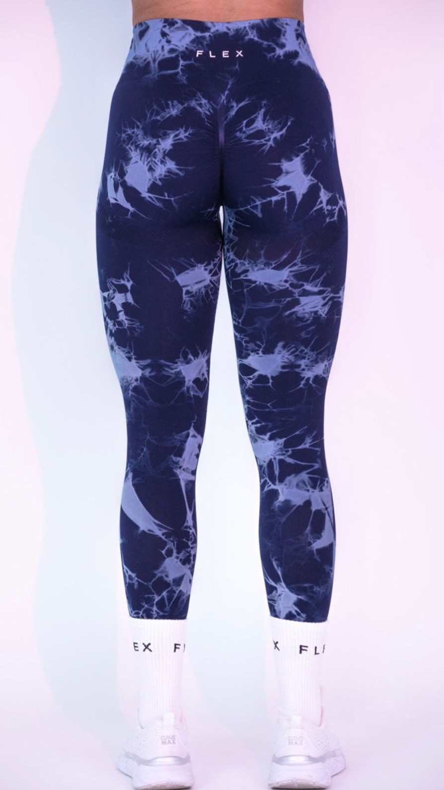 Underdeler Flex Wear | Marble Scrunch - Navy