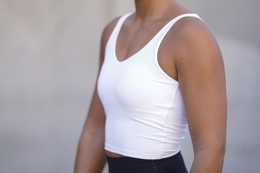 Overdeler Flex Wear | Opule Shape Top - White