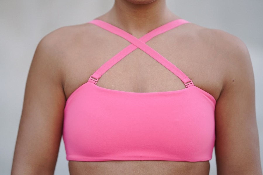 Sportsbh Flex Wear | Opule Bandeau Bra - Coral