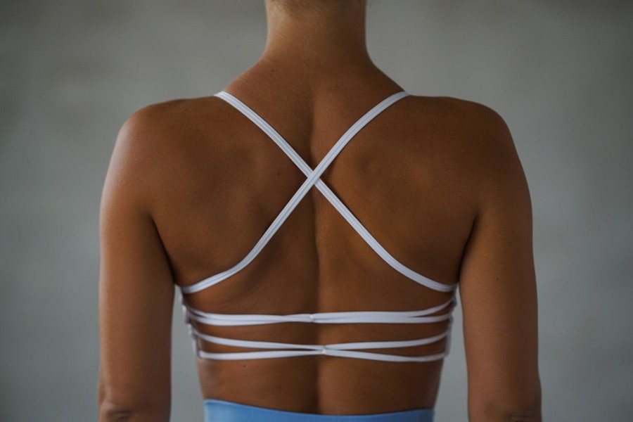 Sportsbh Flex Wear | Wrap Strap Top - White