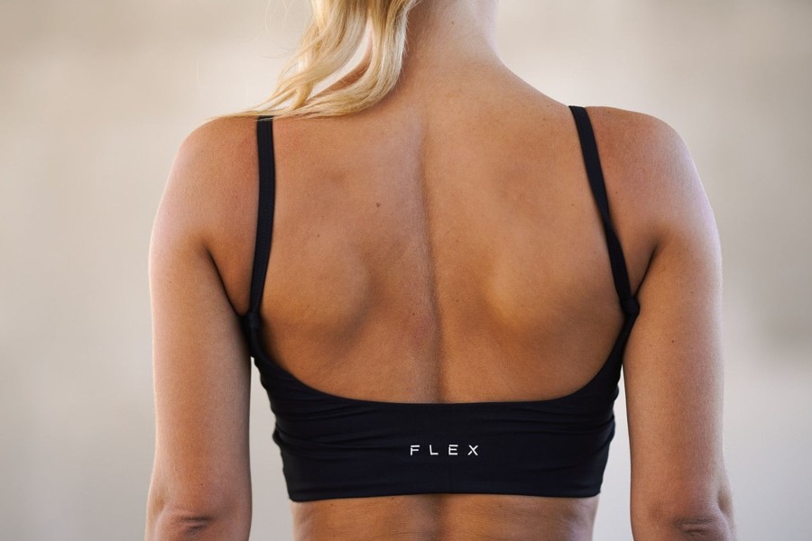 Topper Flex Wear | Empower Crop Top - Black