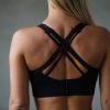 Overdeler Flex Wear | Double Strap Sportsbh - Black