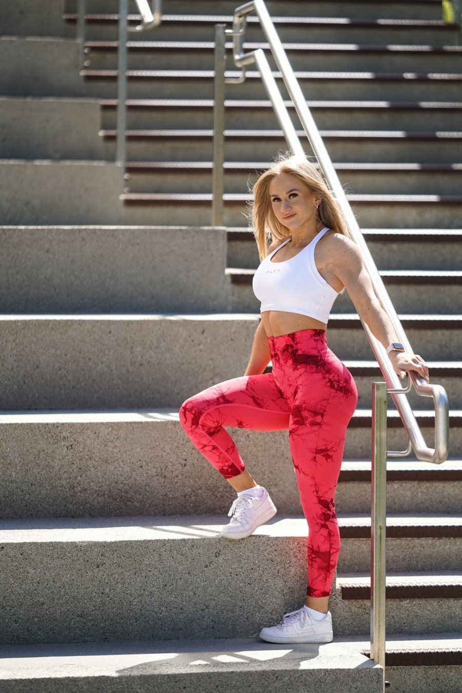 Underdeler Flex Wear | Marble Scrunch - Red