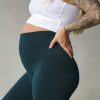 Underdeler Flex Wear | Base Maternity Tights - Sea Green
