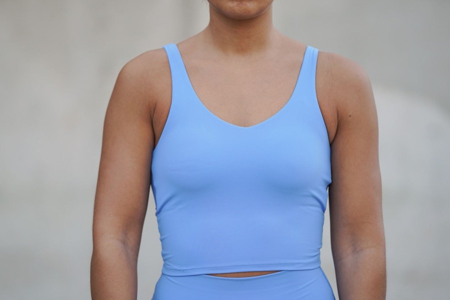 Overdeler Flex Wear | Opule Shape Top - Sky Blue