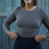 Topper Flex Wear | Essential Long Sleeve - Mocha