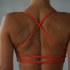 Sportsbh Flex Wear | Wrap Strap Top - Dusty Red